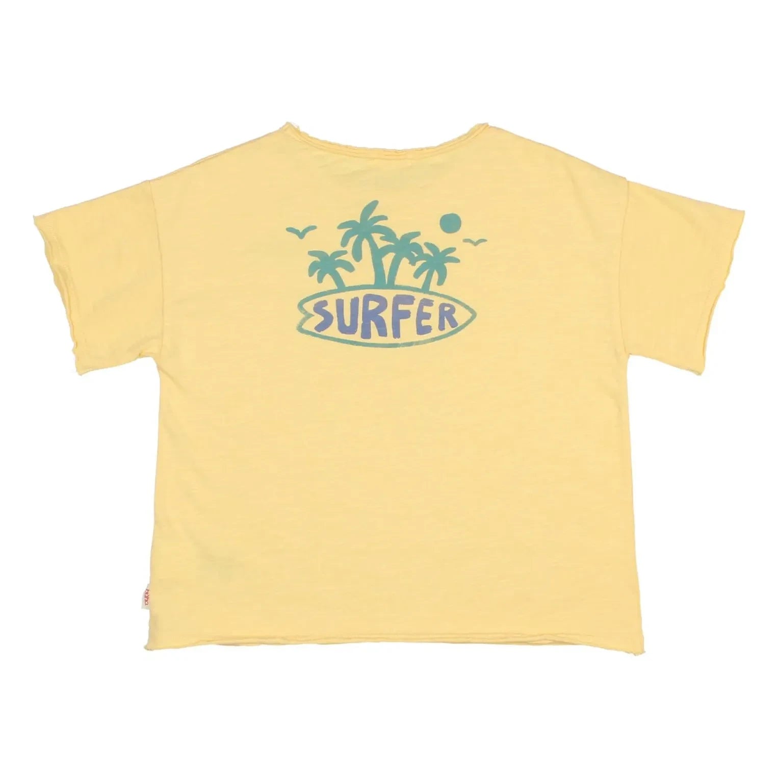 Búho - Surfer T-shirt Organic cotton | Yellow