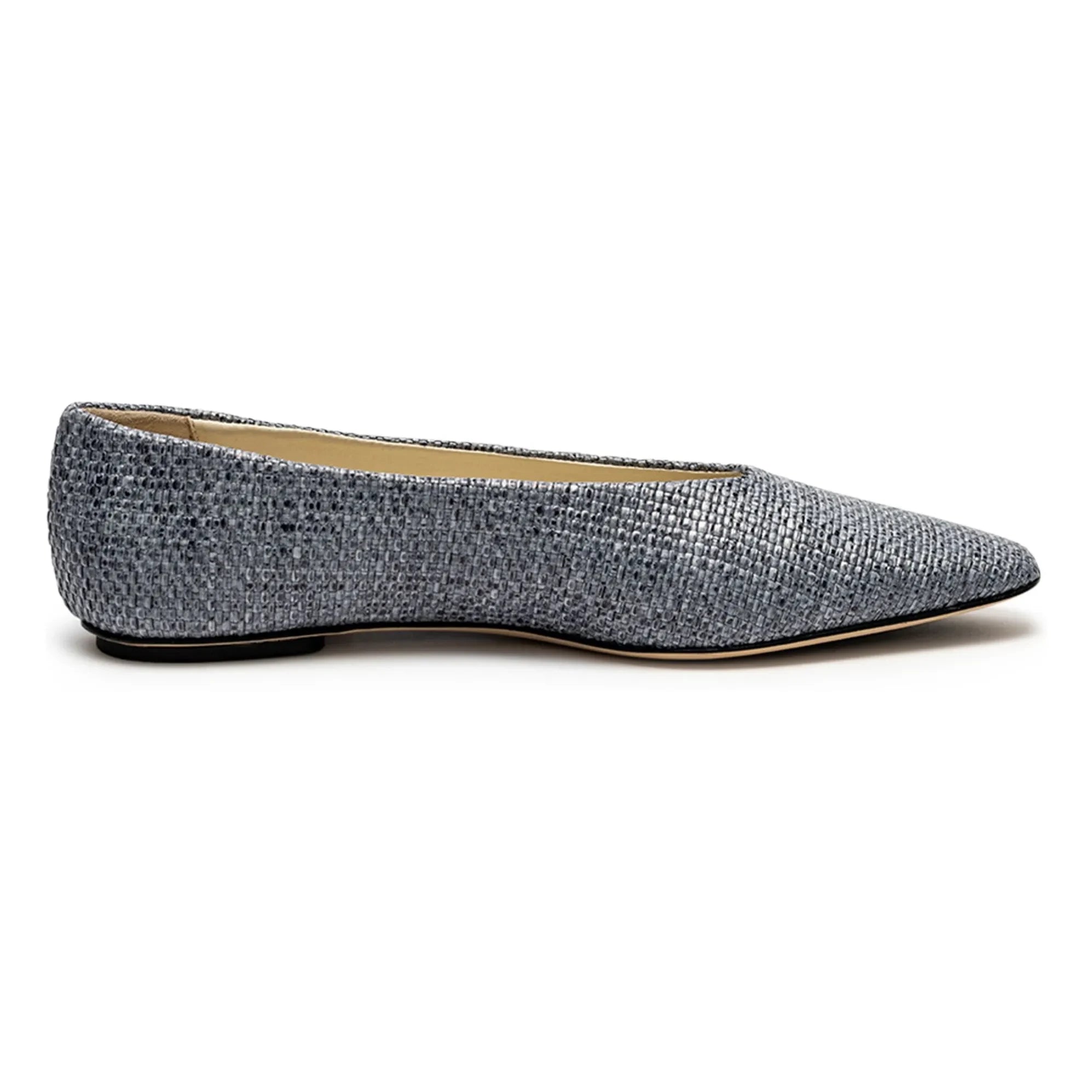 Odare - Blue Raphia Ballerinas Bilbao