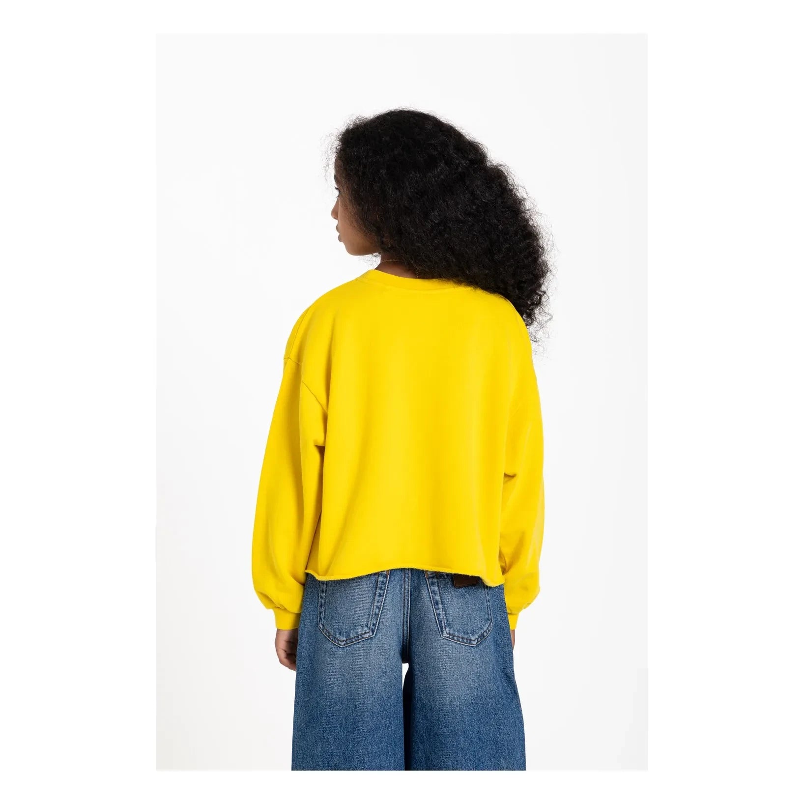 Finger in the nose - Organic cotton BAY sweatshirt | Yellow