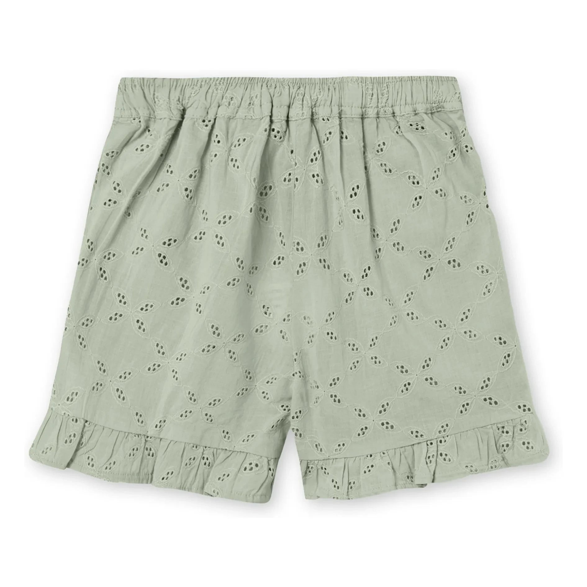 Fliink - Harper Embroidered Shorts | Light gray