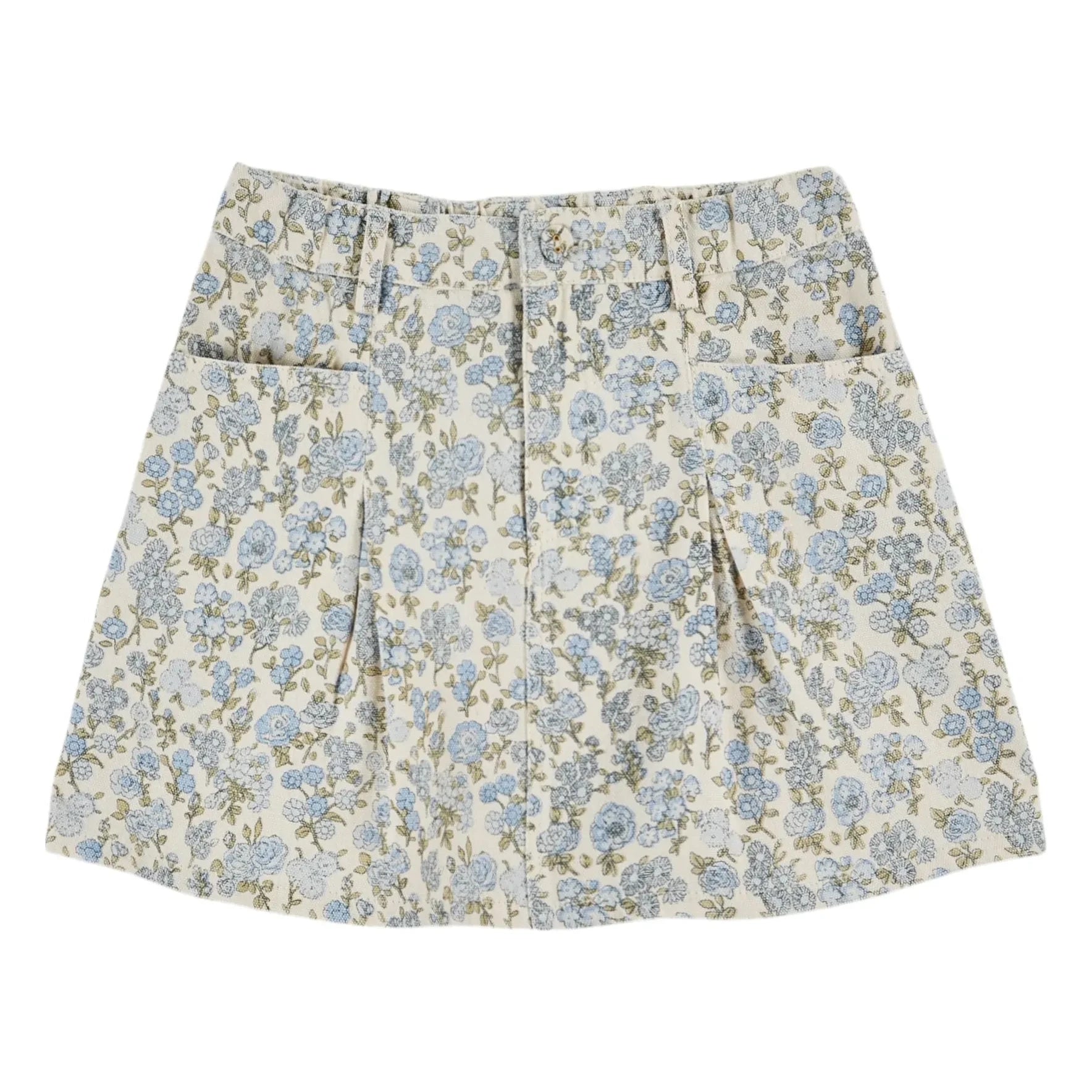 Emile et Ida - Floral Skirt | Cream