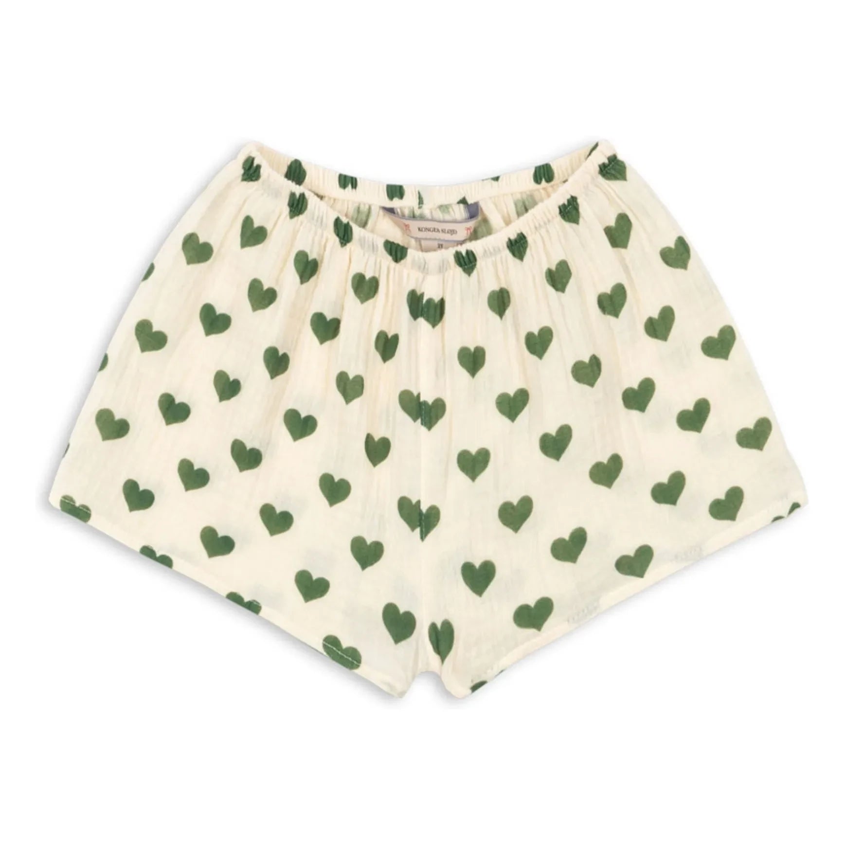 Konges Sløjd - Coco Hearts Organic Cotton Shorts | Ecru