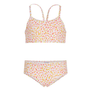 Petit Bateau - Polka dot swimsuit | White