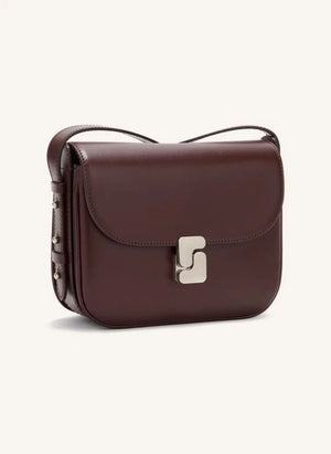 Soeur - Bellissima Mini Leather Bag | Burgundy