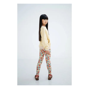 Repose AMS - Striped Knitted Sweater | Pale Yellow
