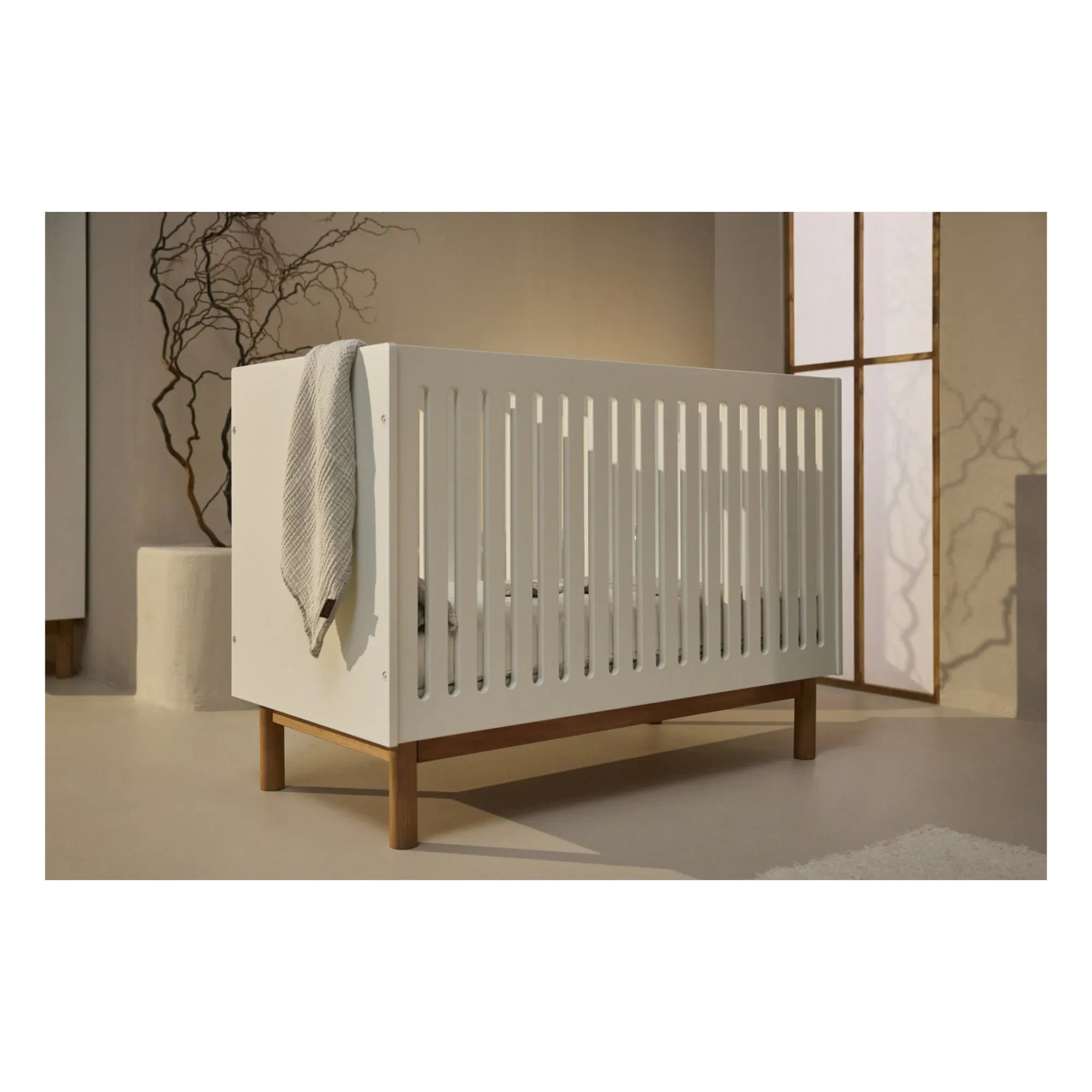 Quax - Mood Cot - 60 x 120 cm | White