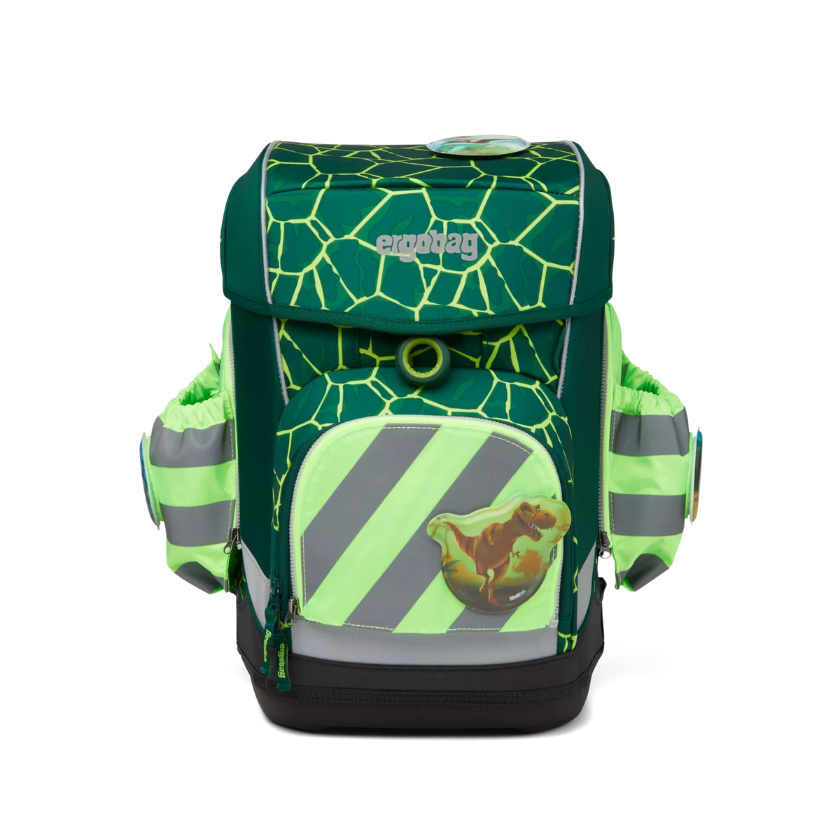Ergobag - Side Pocket Fermuar Seti With Reflective Green
