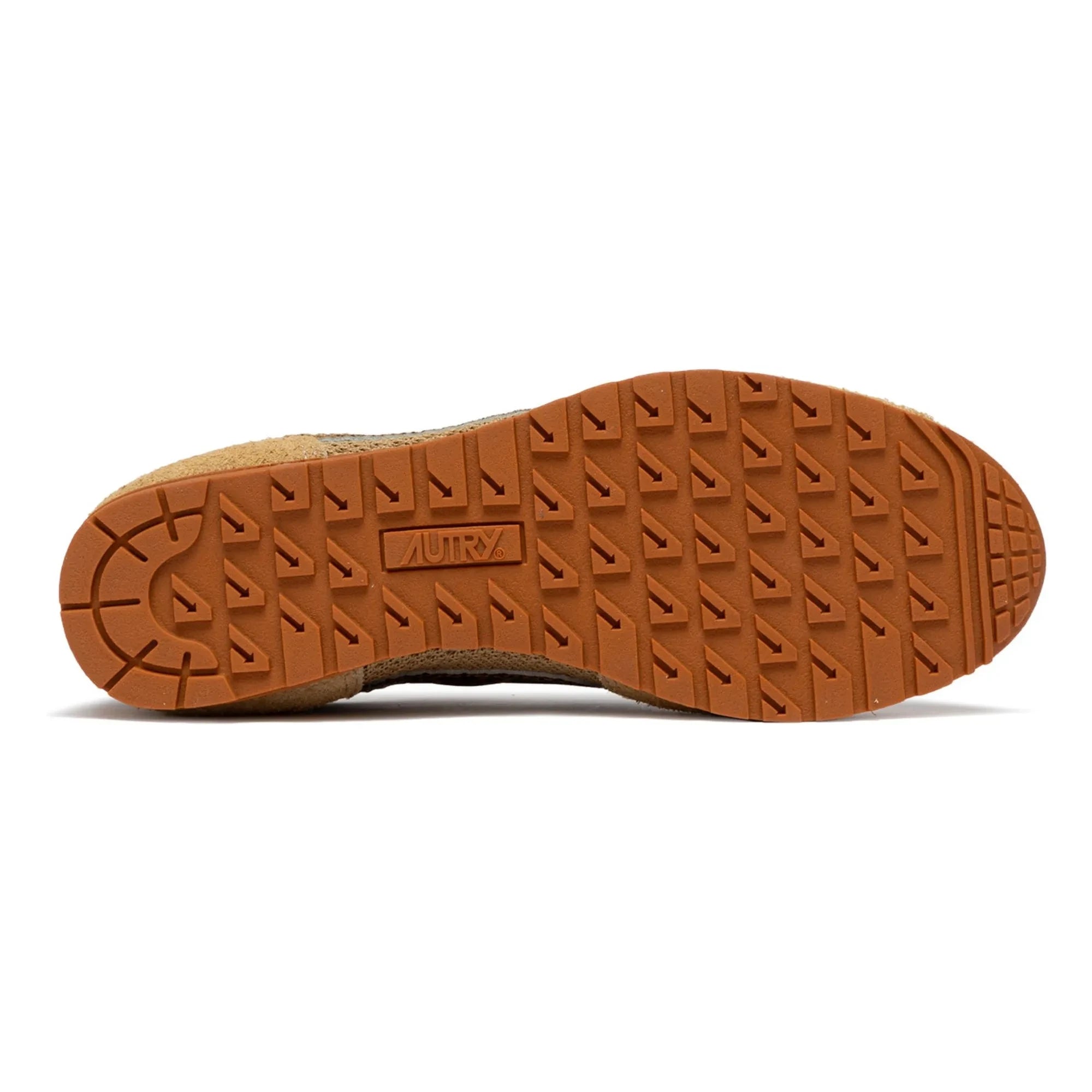 Autry - Windspin Low Leopard Suede Sneakers | Camel