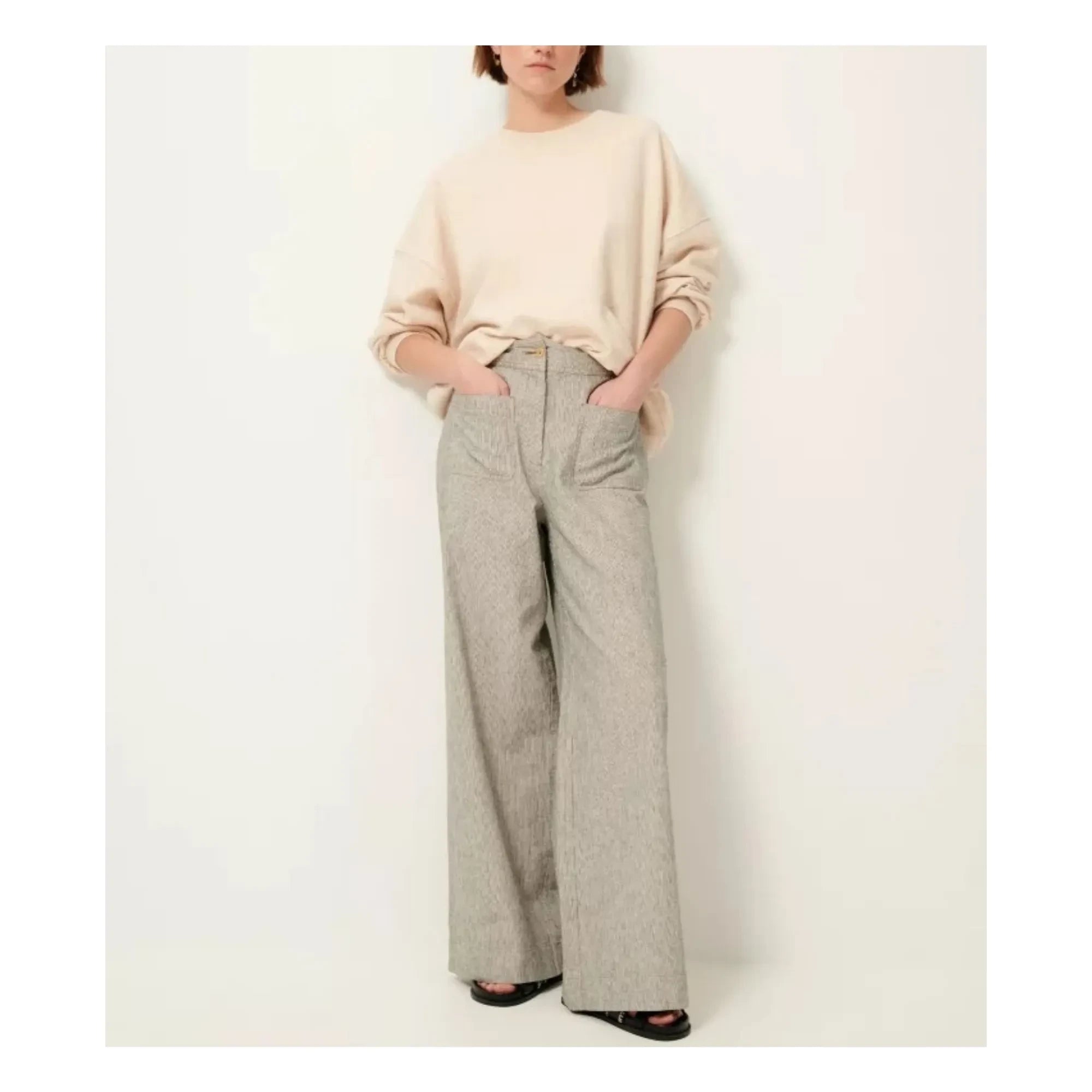 Sessùn - Oversize Chebbi sweatshirt | Ecru