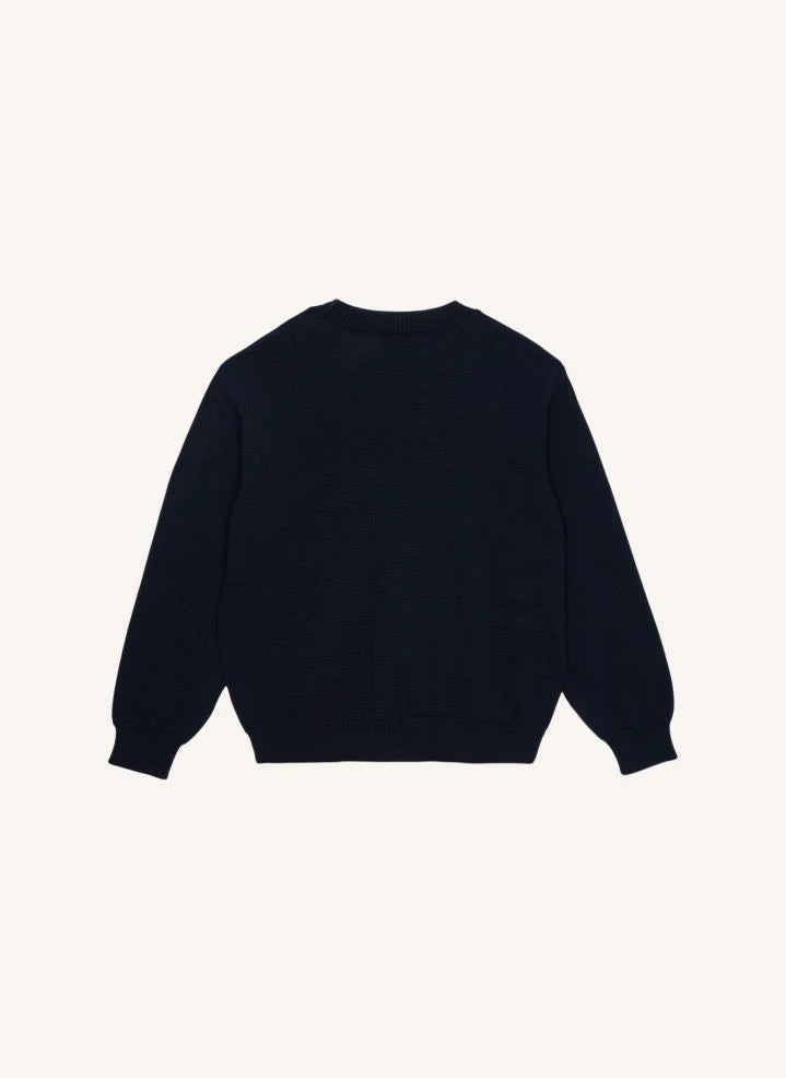 Smallable Kid - Harcourt Organic Cotton Cardigan | Navy