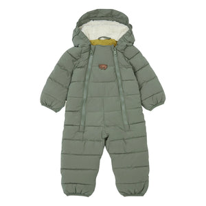 Töastie - Recycled Faux Fur Baby Snow Suit | Sage