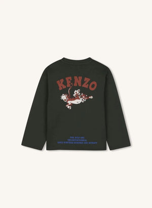 Kenzo - K Logolu Tişört | Kömür grisi