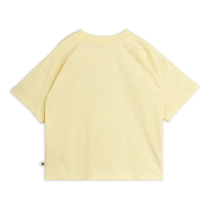 Mini Rodini - Moon and After You Organic Cotton T-Shirt | Yellow