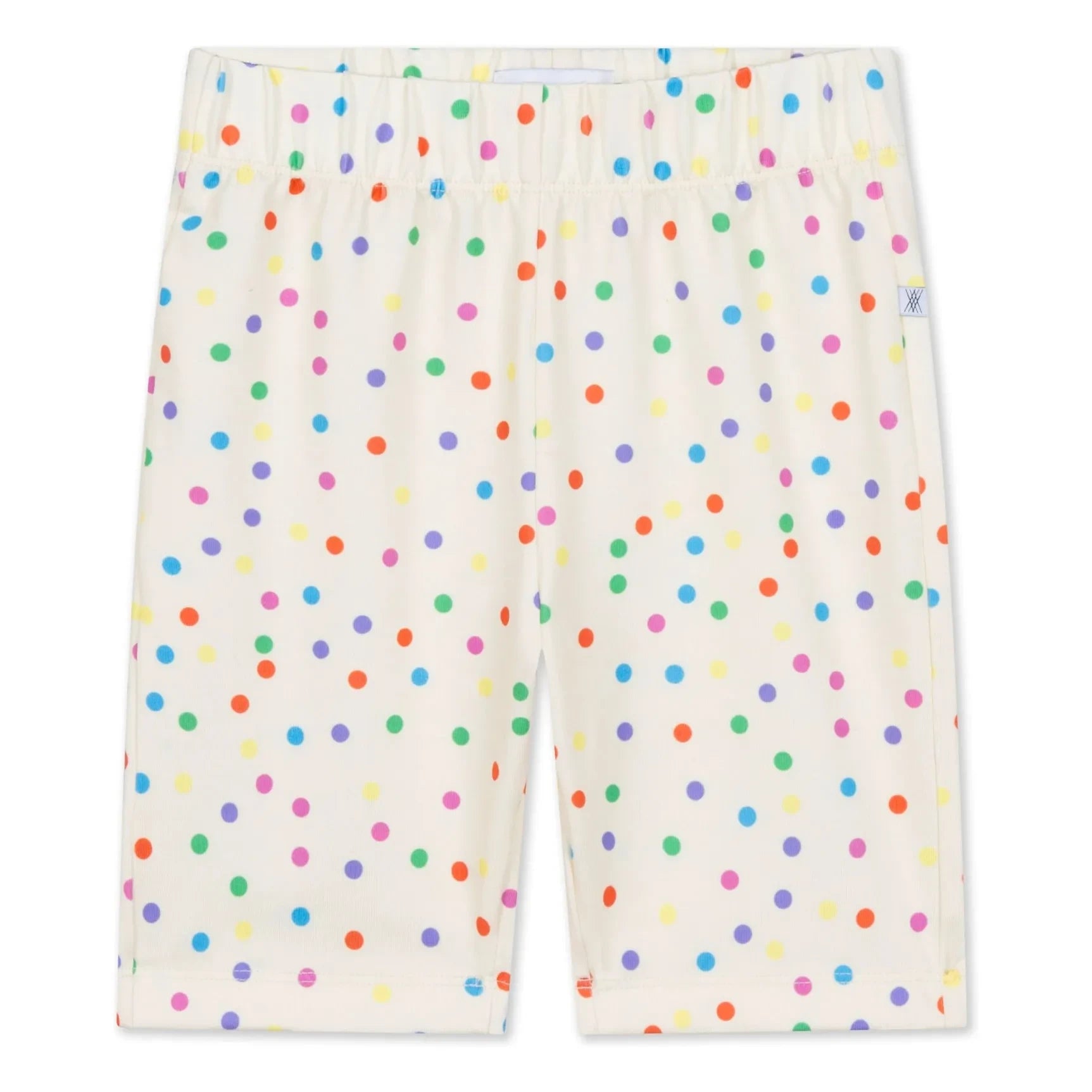 Repose AMS - Polka dot cycling shorts made from recycled fibers | Off-white