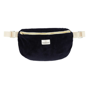 Gabrielle Paris - Children's Velvet Waist Bag | Navy Blue