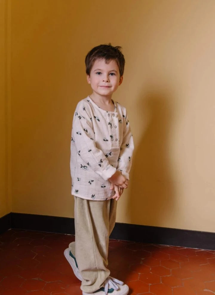 Studio Bohème - Romeo Gui Organic Cotton Kurta | Ecru