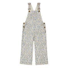Emile et Ida - Floral Pattern Overalls | Cream