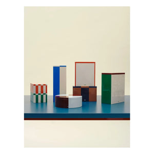 Hay - Tin Storage Box | Burgundy
