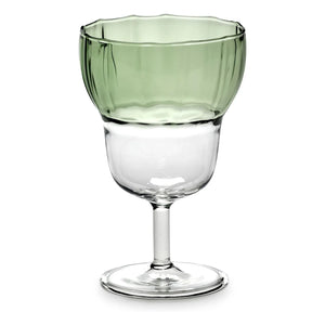 Serax - Wine Glasses Yam, Waww La Table - Set of 4 | Green