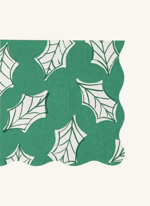 Meri Meri - Block Printed Christmas Napkins - Set of 16