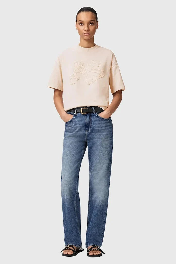 AllSaints women's cotton t-shirt INSIGNIA