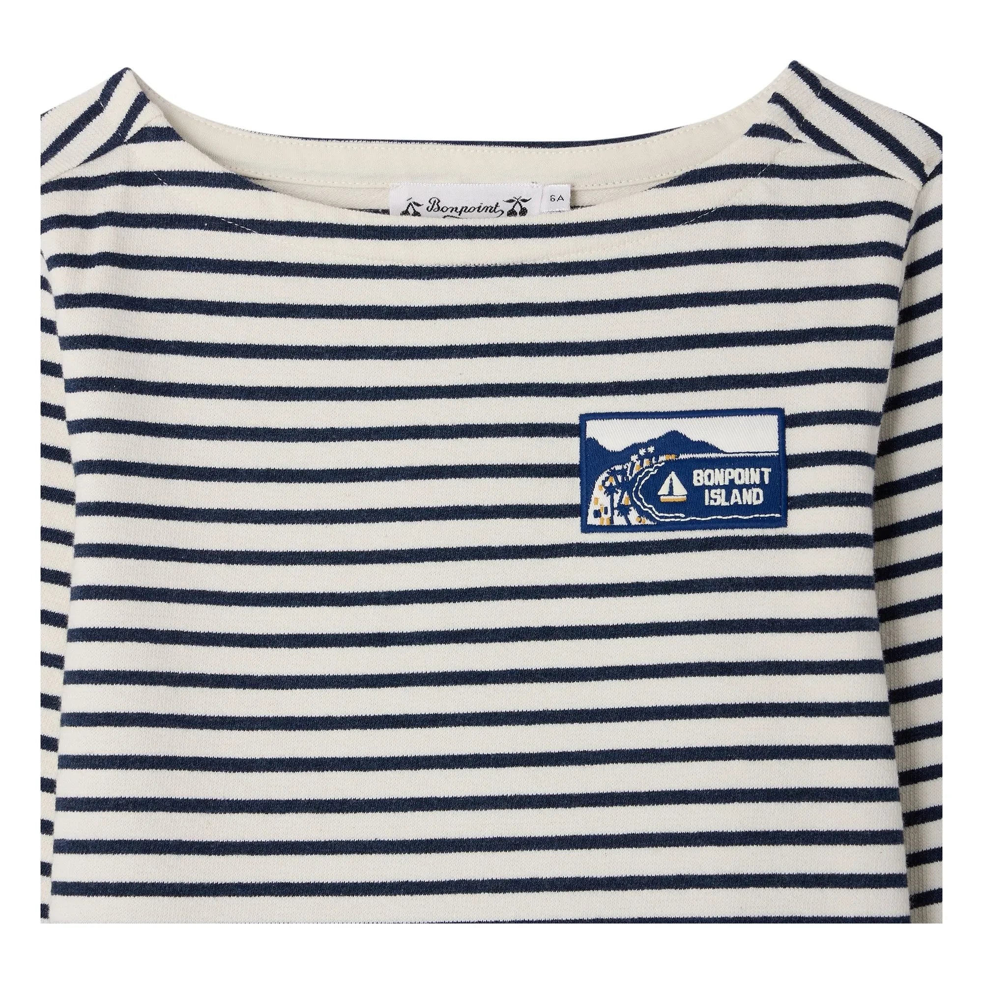 Bonpoint - Striped Baudelaire T-Shirt | Ecru