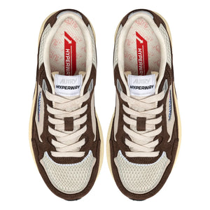 Autry - Hyperway Low Two-Tone Suede Sneakers | Brown