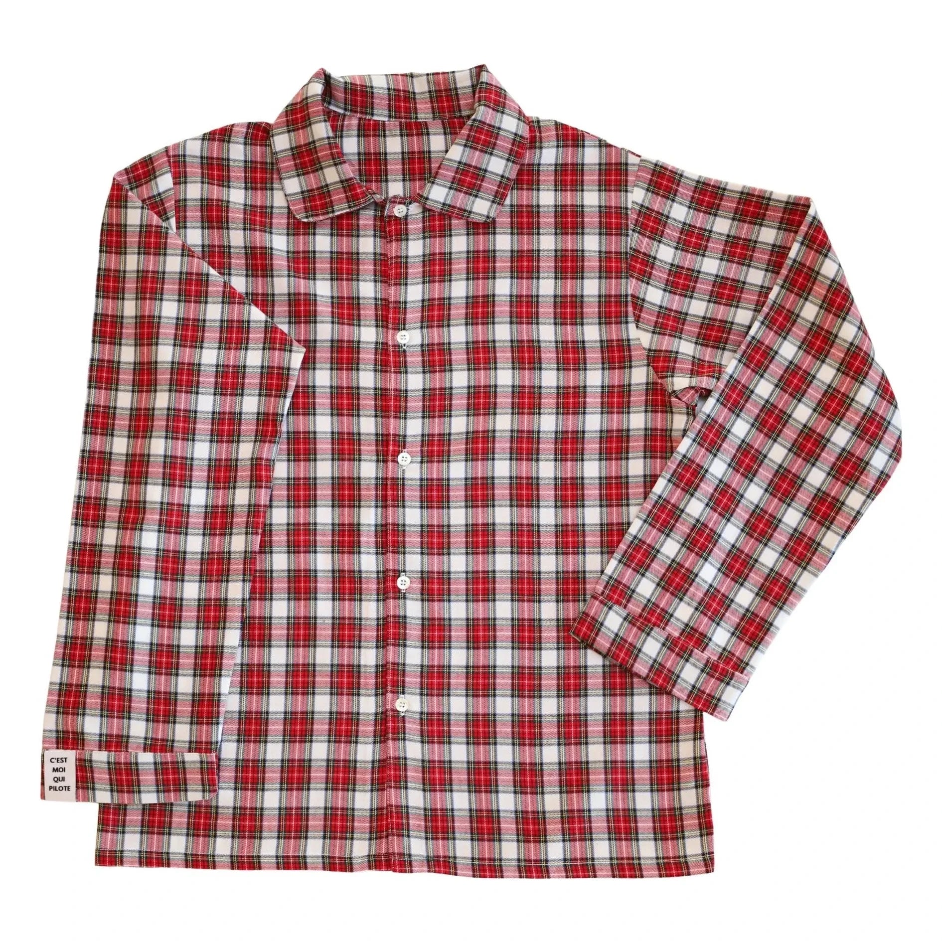 It's Me Who Drives - Tartan Short Suit | Red