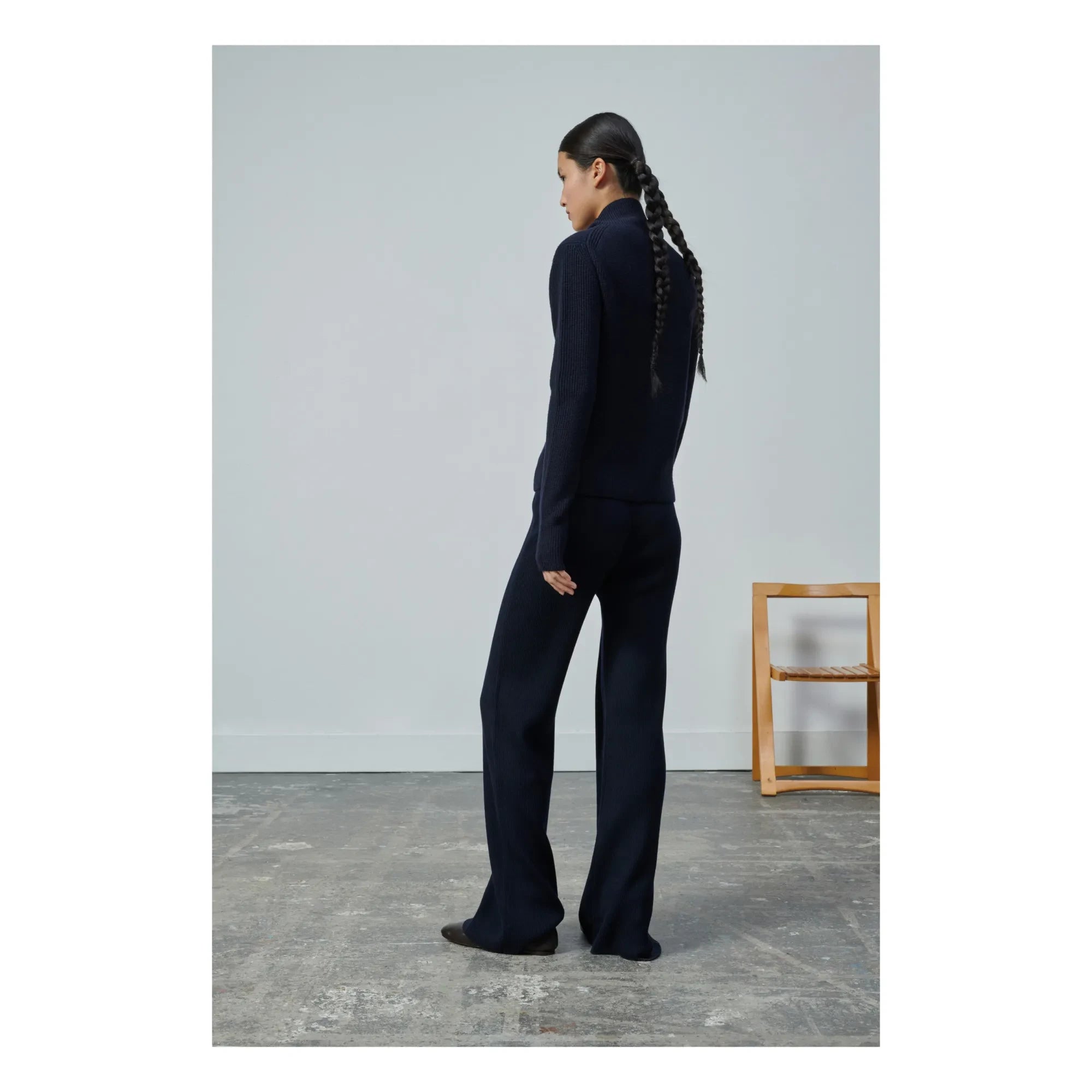 Soeur - Victoria Wool Pants | Navy