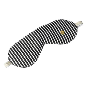 La cerise sur le gâteau - Organic Cotton Striped Sleep Mask Basile | Caviar