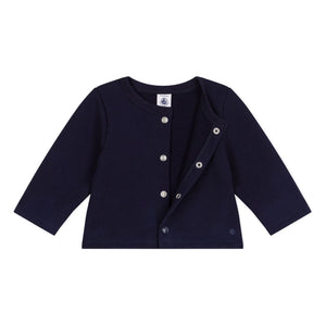 Petit Bateau - Organic Cotton Cardigan | Night Blue