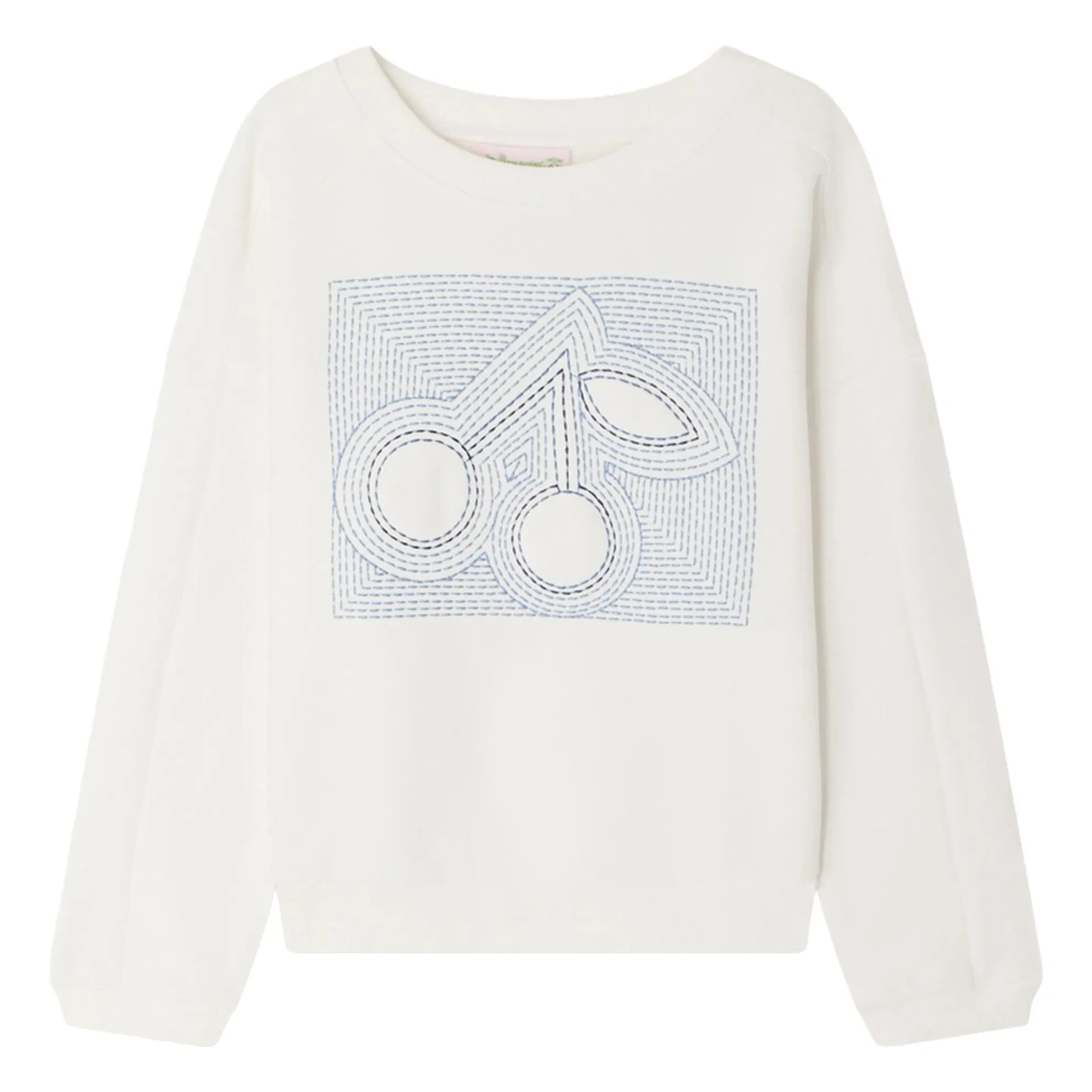 Bonpoint - Gena Cherry organik pamuklu sweatshirt | Beyaz