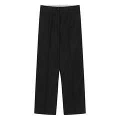 Pomandère - Cotton and Linen Trousers | Black