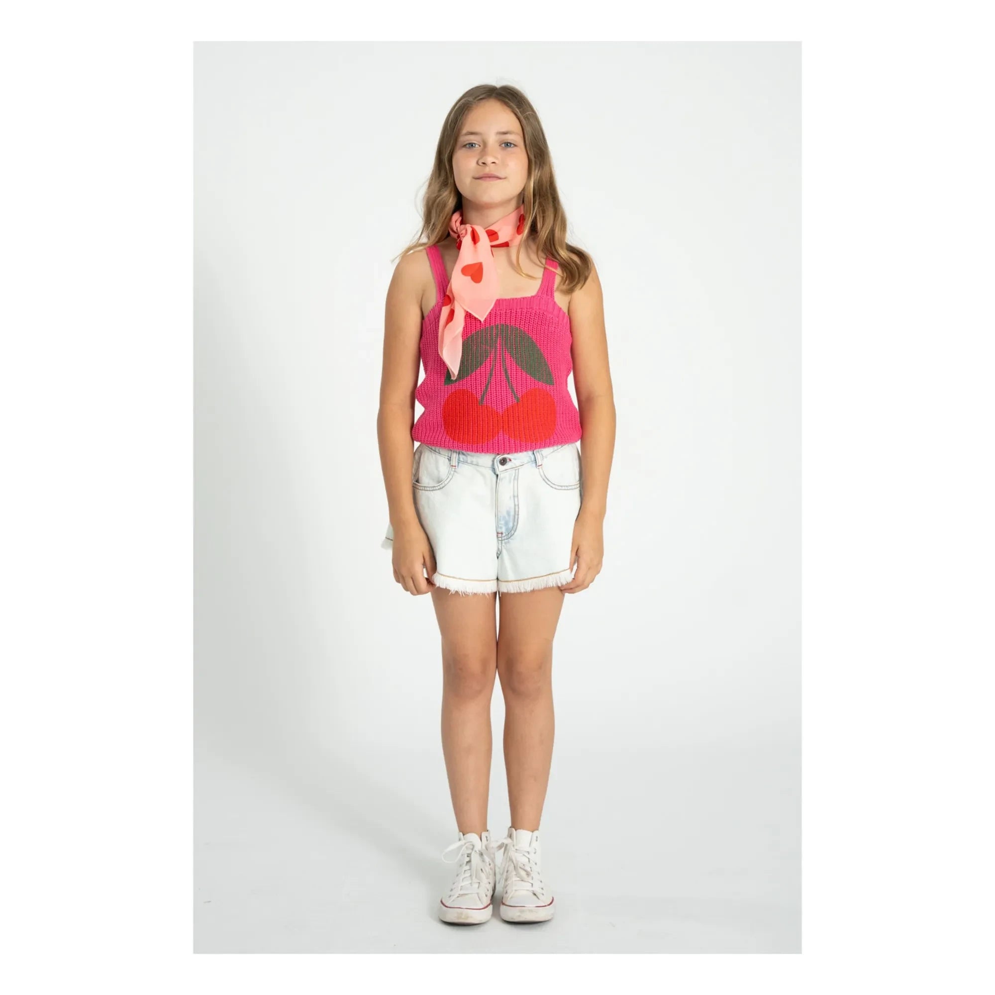 Piupiuchick - Kalp Fular | Pembe