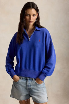 Polo Ralph Lauren women's cotton zip-up sweatshirt