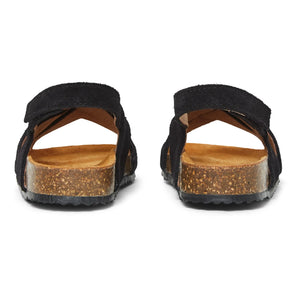 Pèpè - Swedish Suede Woven Sandals - Two Con Me | Black