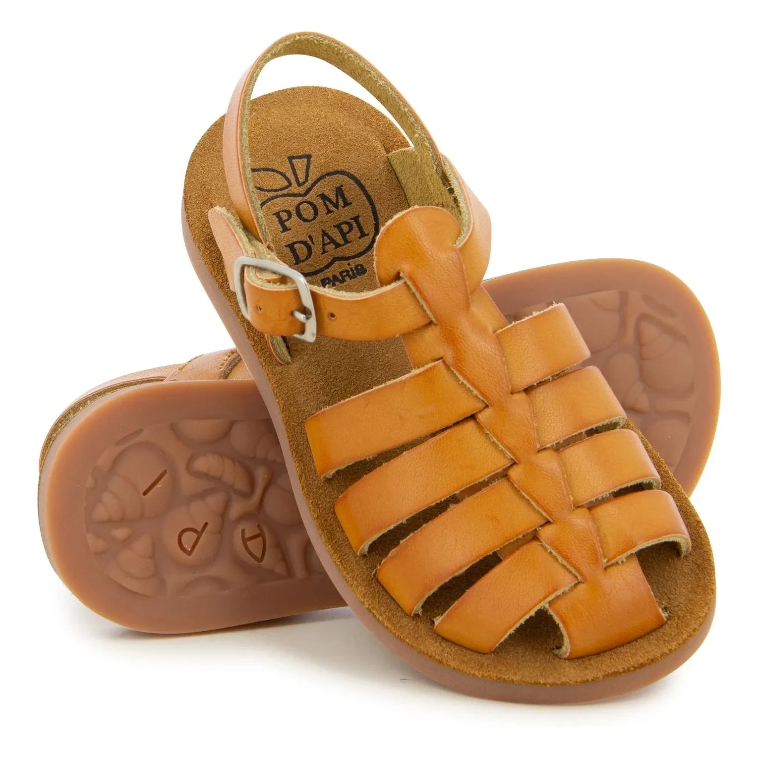 Pom d'Api - Sandals Beach-Air Pur Dad | Camel