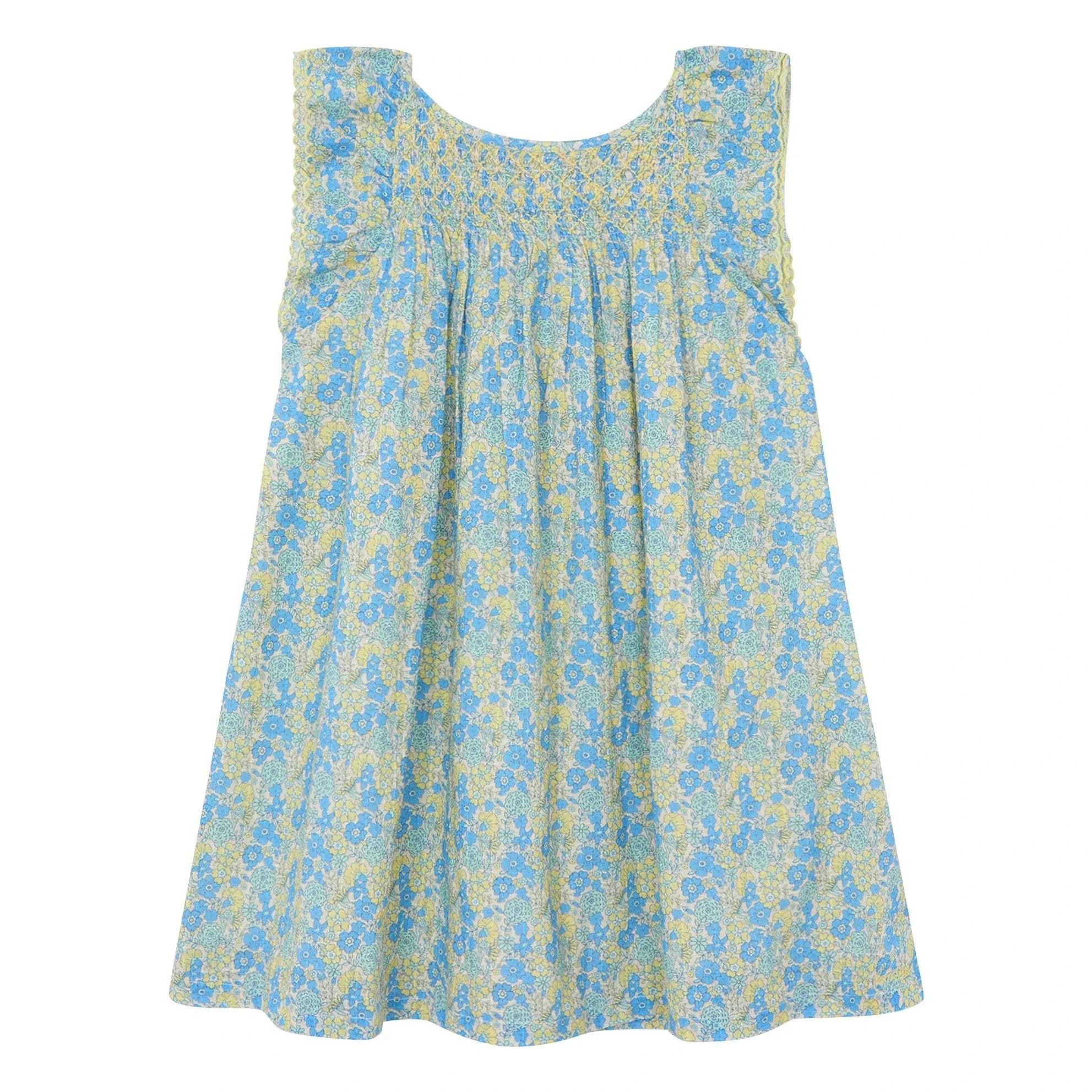 Bonton - Nena Fleurie Dress | Blue