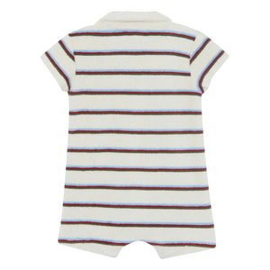 Bonton - Lilo Striped Towel Playsuit | Ivory