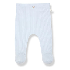 1+ in the family - Mia Ribbed Tights | Light Blue