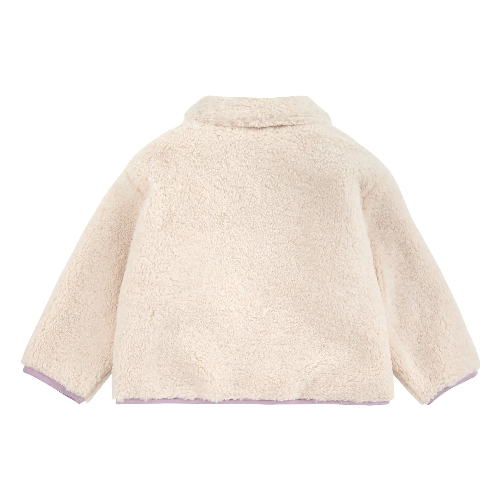 Bobo Choses - Reversible Sherpa Jacket Made from Recycled Fibers | Lilac