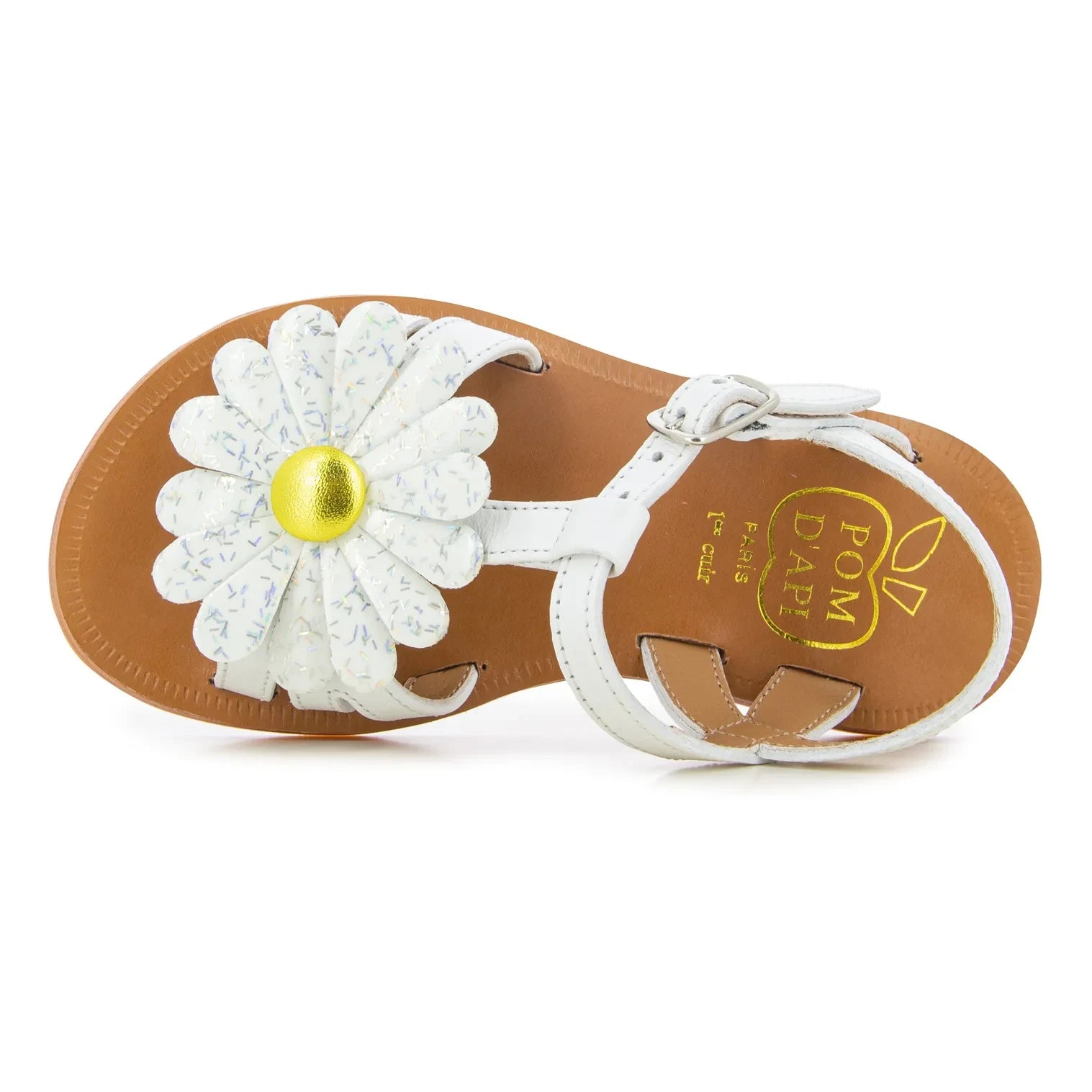 Pom d'Api - Big Flo Plagette Sandals | White