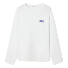 American Vintage - Gixy Cotton Long Sleeve T-Shirt | White