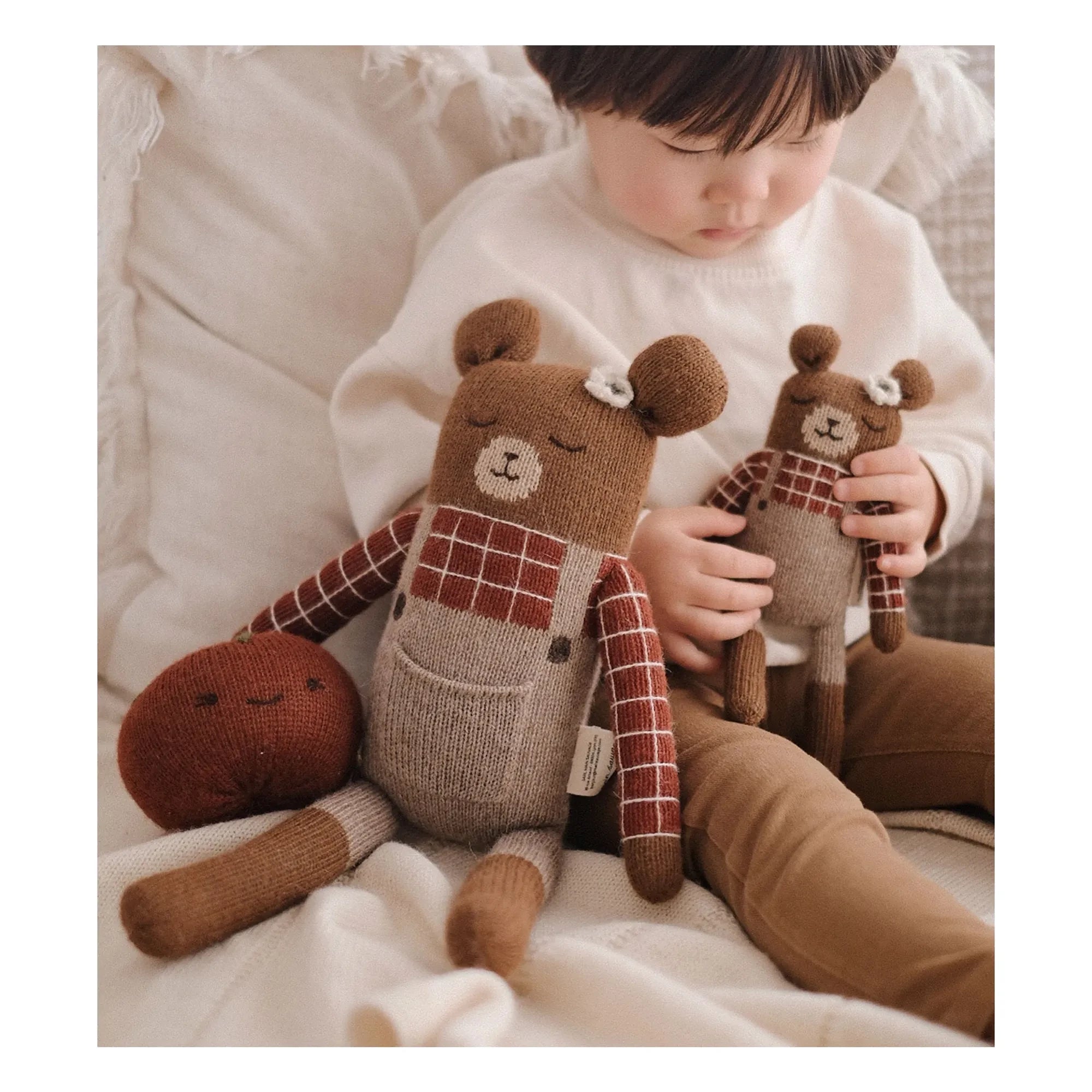 Main Sauvage - Large teddy bear dungarees | Siena