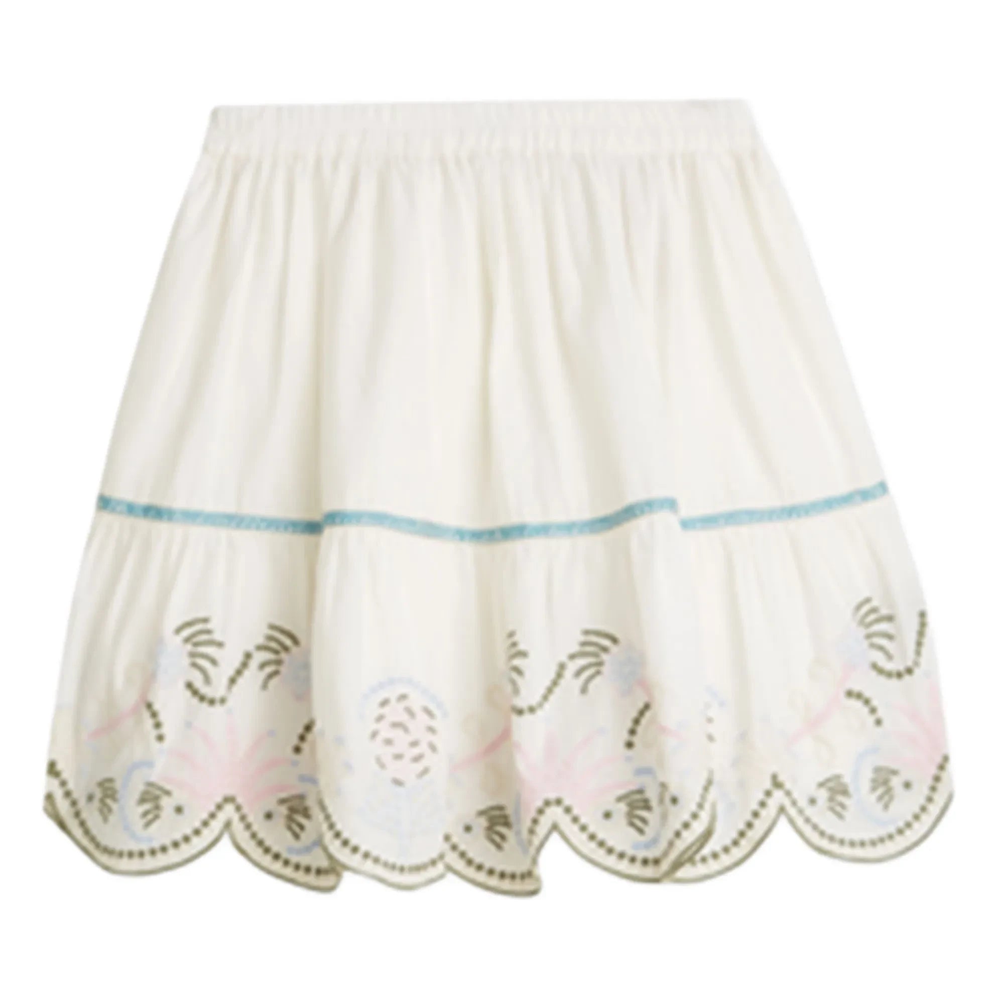 Scotch & Soda - Embroidered Skirt | Off-White