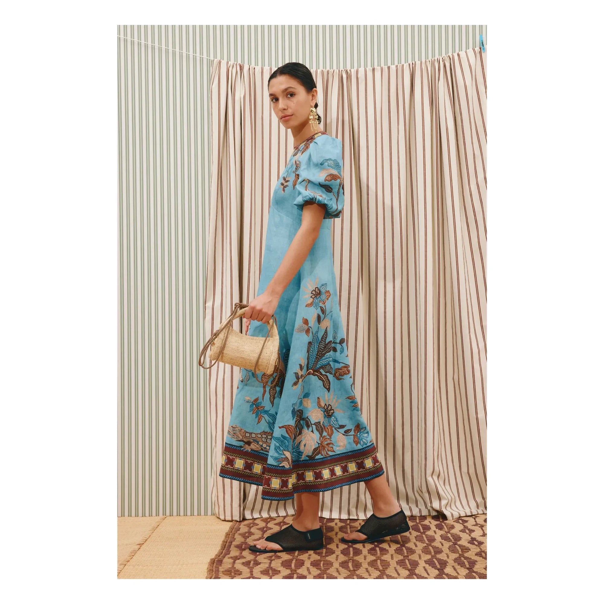 Alémais - Georgie Linen Dress | Blue