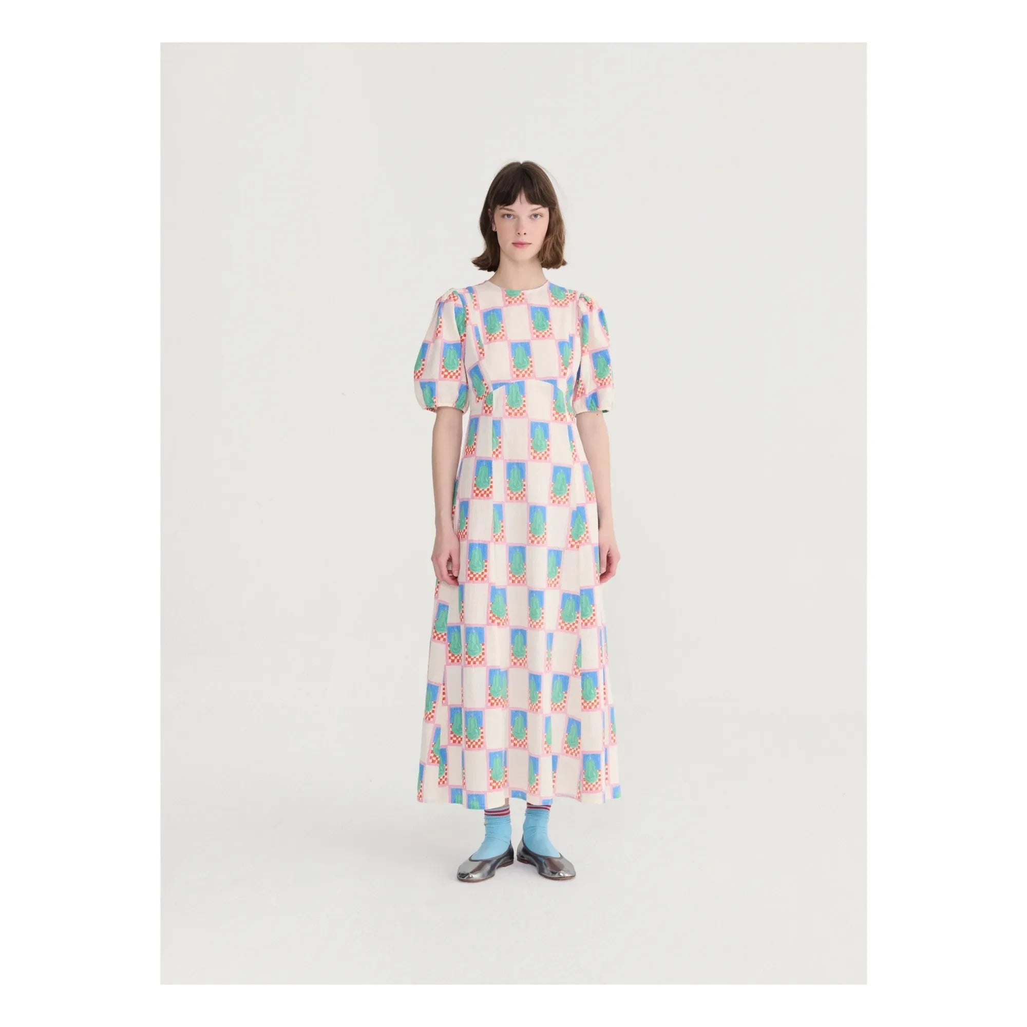 Bobo Choses - Pearl Cotton Dress | Blue