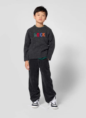 Zadig & Voltaire - Anthracite Grey Rock-Wool Embroidered Sweater