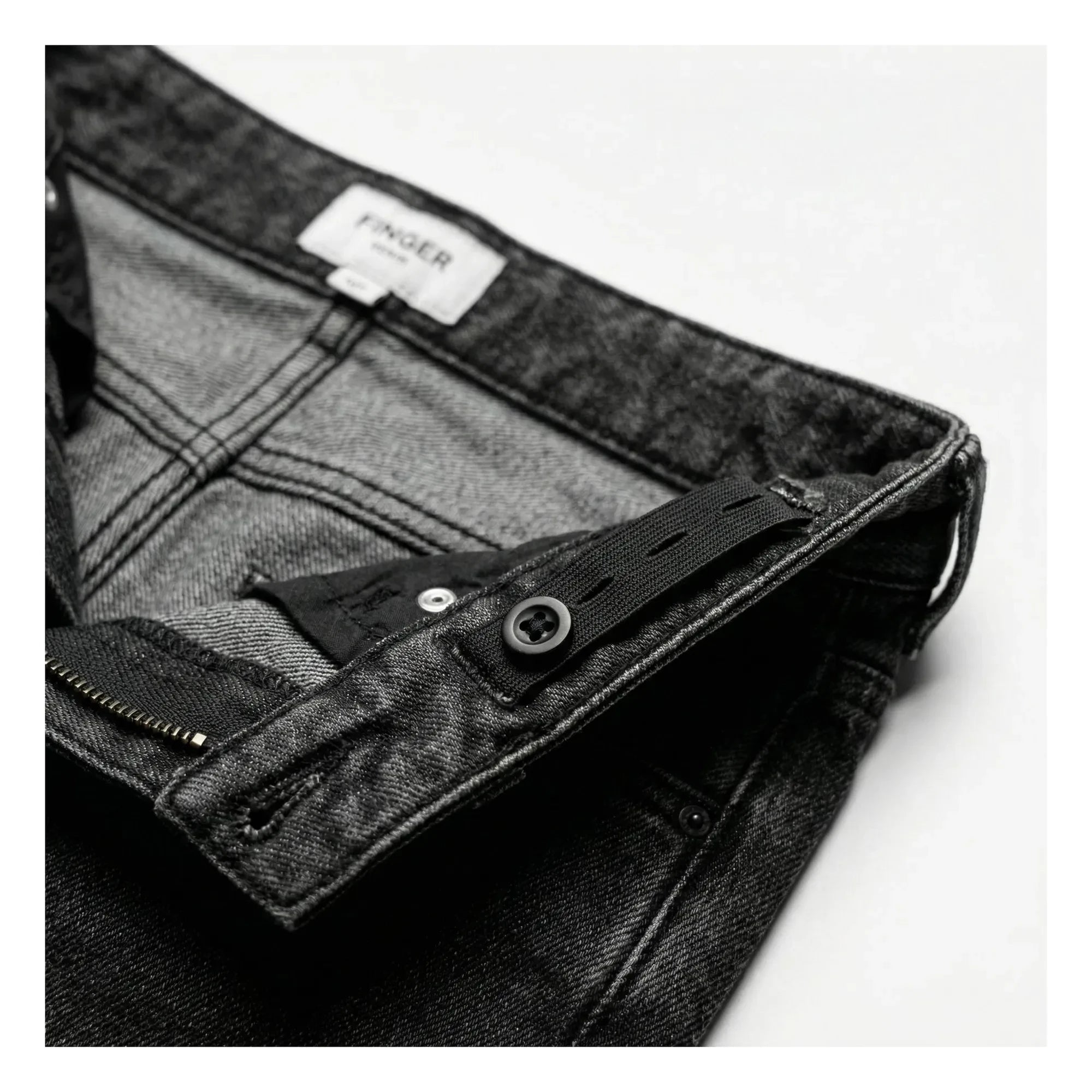 Finger in the Nose - Denim Bermuda Shorts Tate | Gray