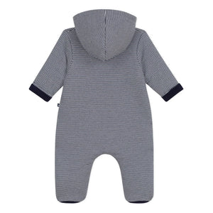 Petit Bateau - Striped Organic Cotton Pilot | Midnight Blue